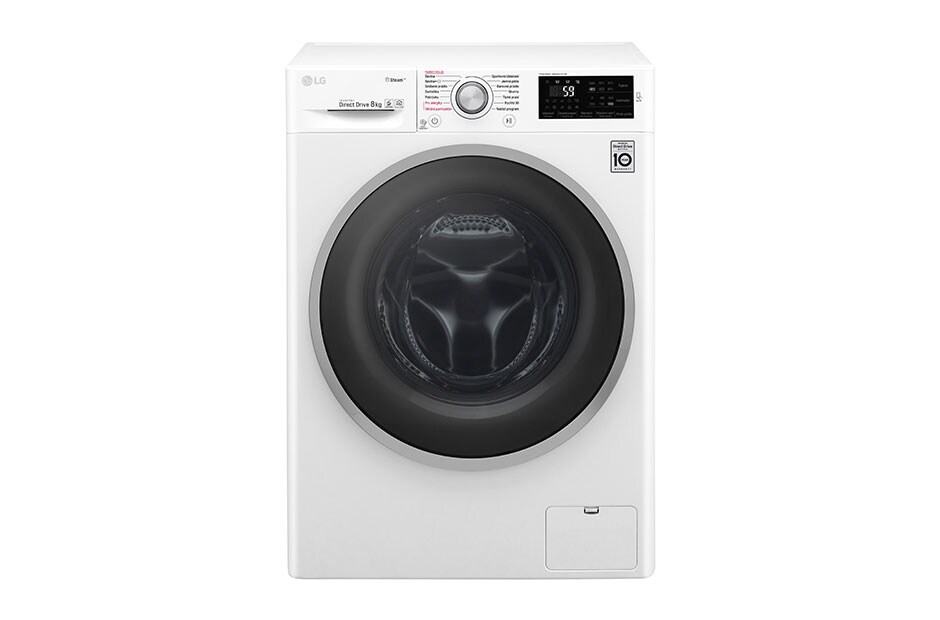 LG 8 kg parná prá?ka, 1200 ot./min, A+++ (v rozsahu A+++ a? D), 6 Motion DD, Steam? - parné pranie, 14 programov, F82J6TY1W