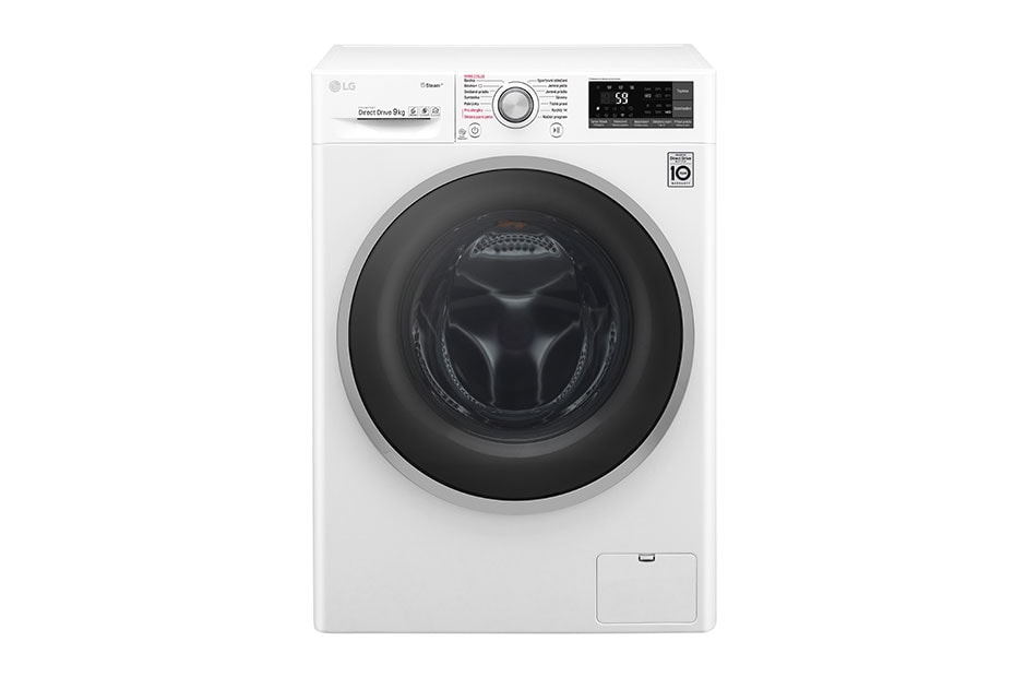 LG 9 kg parná prá?ka, 1400 ot./min, 6 Motion DD, Steam? - parné pranie, 14 programov, F94J7VY1W