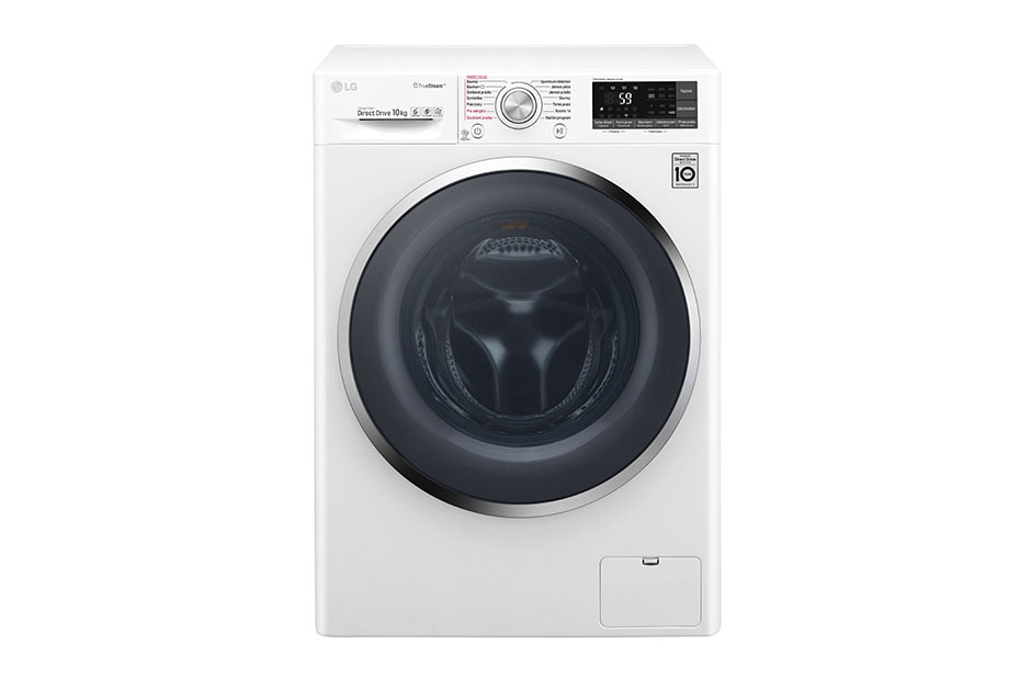 LG 10 kg parná prá?ka, 1400 ot./min, 6 Motion DD, TrueSteam? - parné pranie, 14 programov, F104J8JS2W