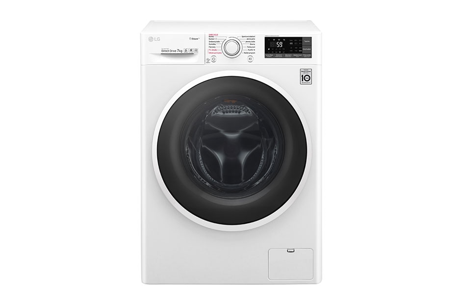 LG 7 kg parná prá?ka, 1200 ot./min, 6 Motion DD, Direct Drive?, Steam? - parné pranie, ThinQ?, Prida? bielizeň, 14 programov, F72J7HY0W