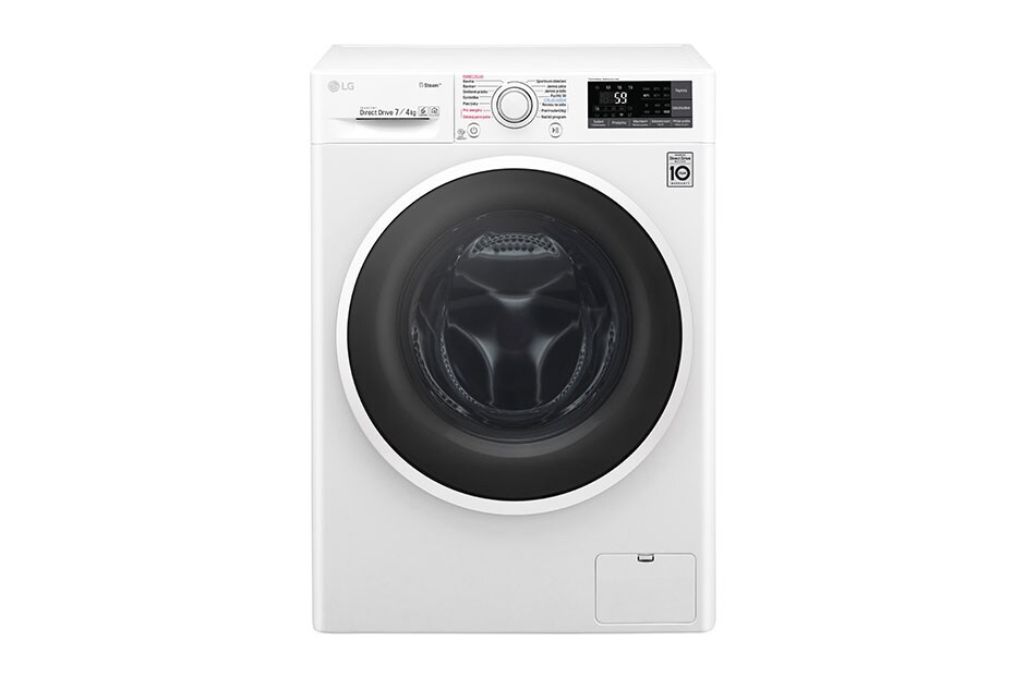 LG 7 kg parná prá?ka / 4 kg su?i?ka, 1000 ot./min, B (v rozsahu A a? G), 6 Motion DD, Direct Drive?, Steam? - parné pranie, ThinQ?, Prida? bielizeň, 14 programov, 7 mo?ností su?enia, F70J7HG0W