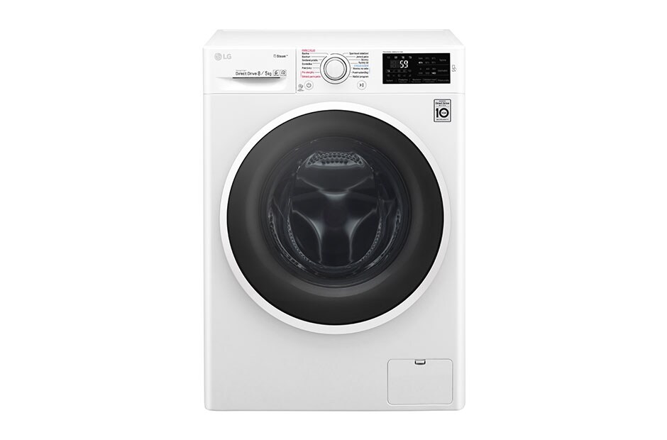 LG 8 kg parná prá?ka / 5 kg su?i?ka, 1400 ot./min, A (v rozsahu A a? G), 6 Motion DD, Direct Drive?, Steam? - parné pranie, ThinQ?, Prida? bielizeň, 14 programov, 9 mo?ností su?enia, F84J6TG0W