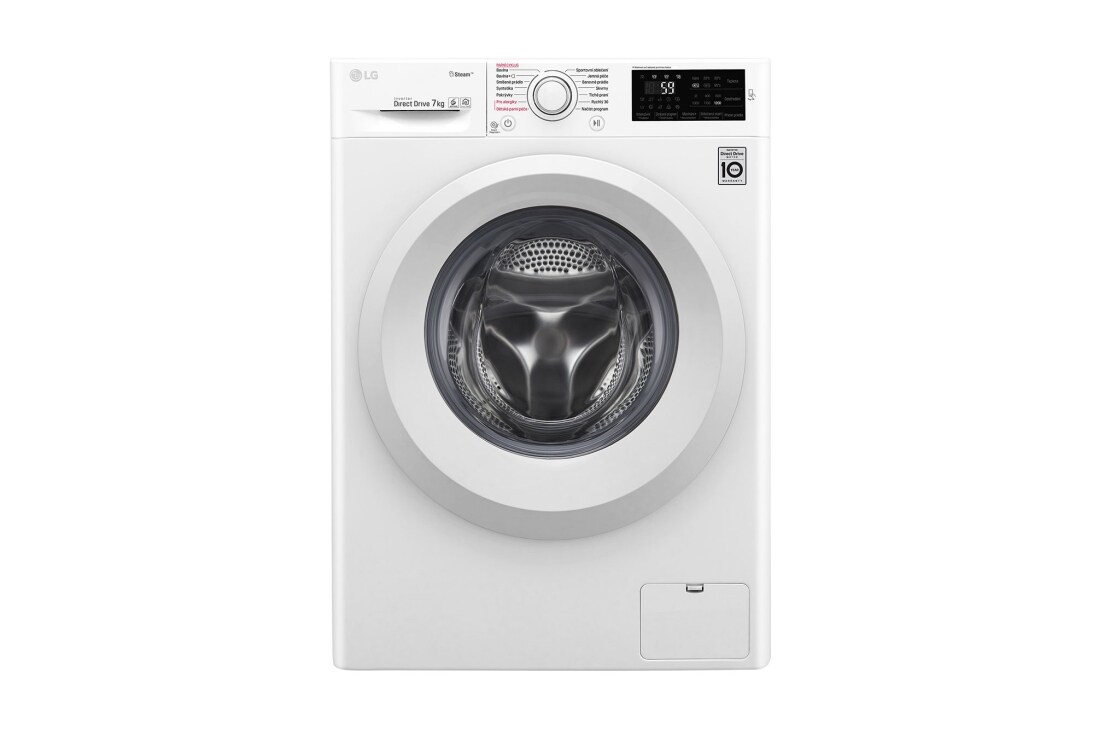 LG 7 kg parná prá?ka, 1200 ot./min, A+++ (v rozsahu A+++ a? D), 6 Motion DD, Direct Drive?, Steam? - parné pranie, ThinQ?, Prida? bielizeň, 14 programov, F72J5HY3W
