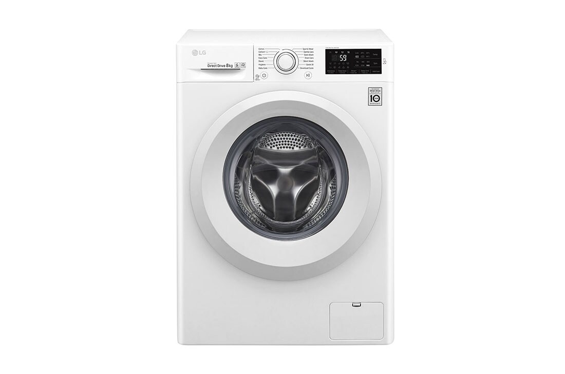 LG 8 kg prá?ka, 1400 ot./min, A+++ (v rozsahu A+++ a? D), 6 Motion DD, Direct Drive?, ThinQ?, Prida? bielizeň, 14 programov, F84J5TN3W
