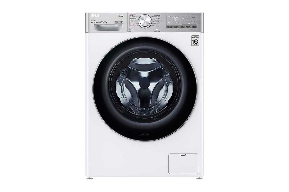 LG 8,5 kg slim parná prá?ka / 5 kg su?i?ka LG 1400 ot./min | Direct Drive? | AI DD? | TurboWash?360°, F2DV9S8H2, F2DV9S8H2