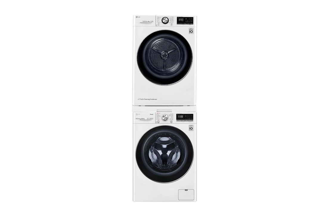 LG BALí?EK PRANIE | Prá?ka F4WV910P2E + Su?i?ka RC81V9AV2W + Vysuvny medzikus, LAUNDW5