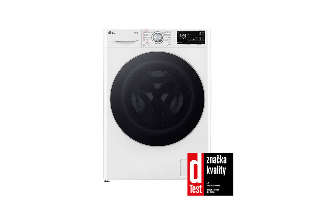 LG 10 kg parná prá?ka LG | 1400 ot./min | Direct Drive? | AI DD? | TurboWash?, FASR3A04WS