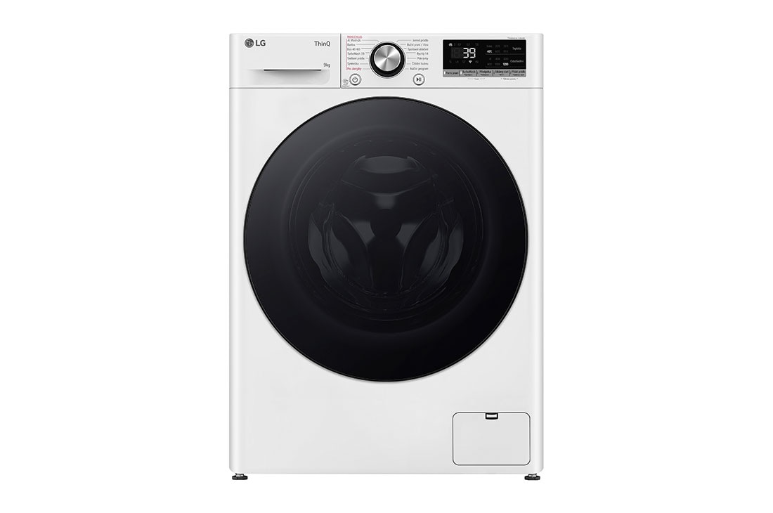 LG 9 kg slim parná prá?ka LG | 1200 ot./min | Direct Drive? | AI DD? | TurboWash?360°, Front, FLR7A92WG