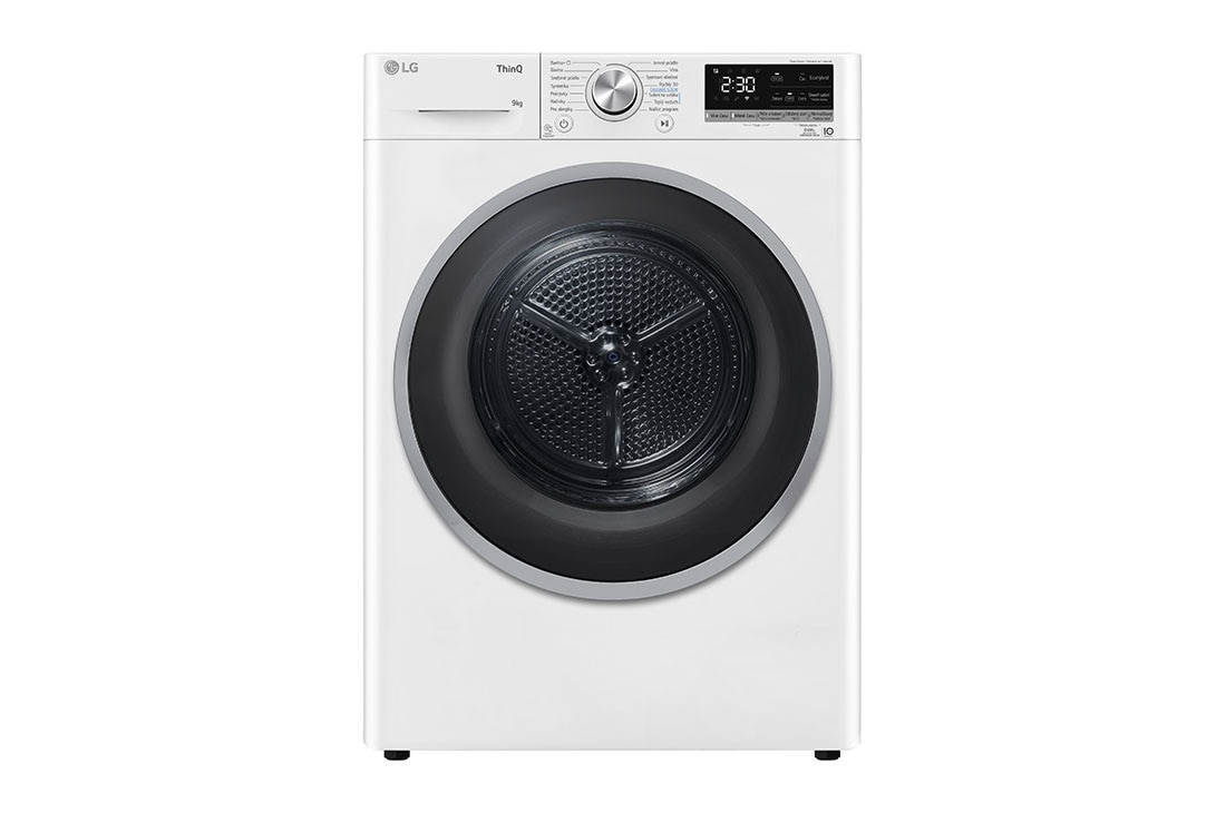 LG 9 kg su?i?ka LG | Re?im Energia / ?as | automatické ?istenie kondenzátora | Wi-Fi, RC91V9AVSN