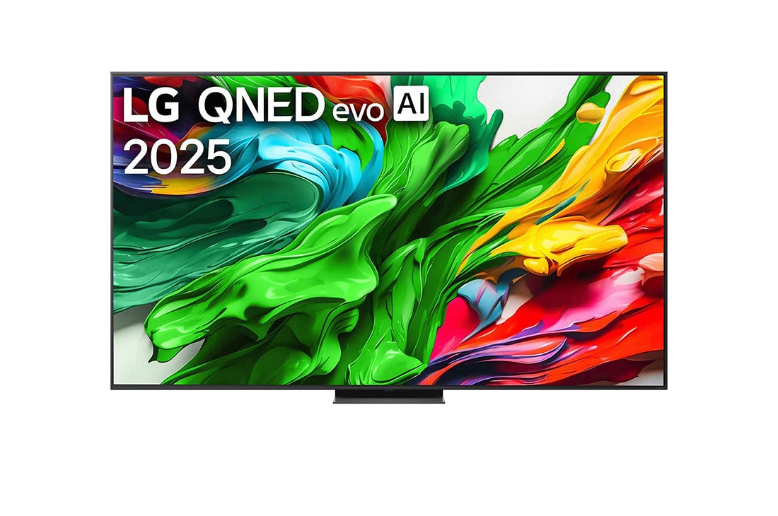 LG 86 -palcovy LG QNED evo AI QNED85 4K Smart TV 2025, Poh?ad zozadu na LG QNED evo QNED85 TV, 86QNED86A6A