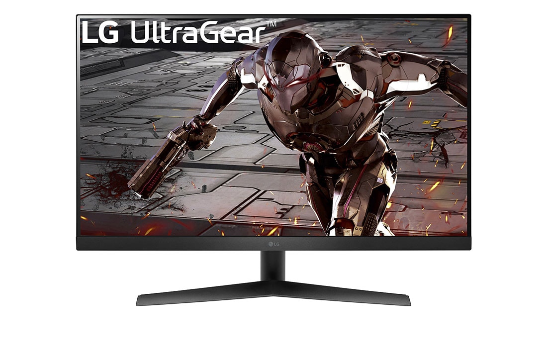 LG éCRAN LG ULTRAGEAR 32'' FHD 32GN50R-B / 165Hz, vue avant, 32GN50R-B