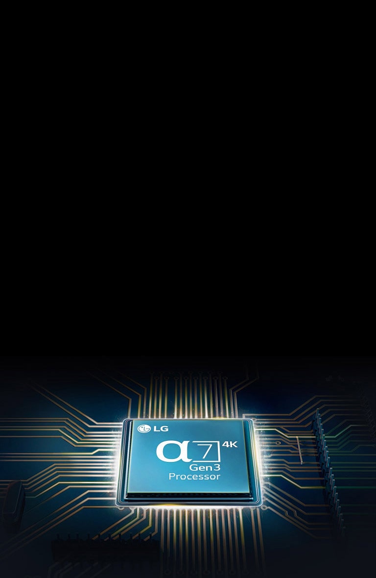 Процесор Alpha 7 вбудований у материнську плату телев?зора.
