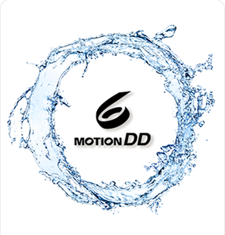 Всередин? круга з водяно? ц?вки розм?щено логотип 6 Motion DD