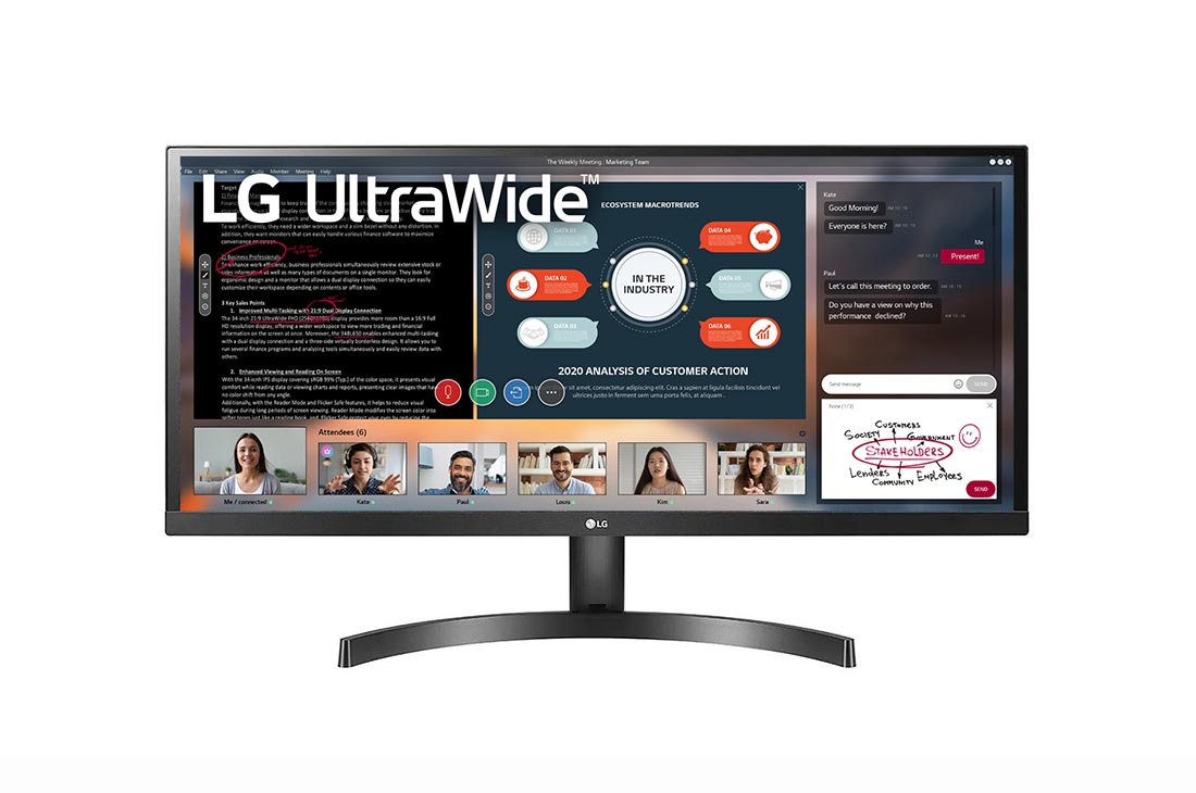 LG 29” UltraWide? Full HD IPS мон?тор з кол?рним простором sRGB 99%, 29WL500-B