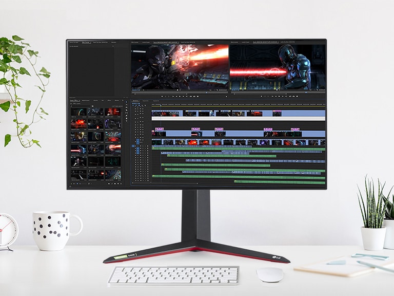 Мон?тор п?дтриму? 4K UHD, що охоплю? 98% кол?рно? гами DCI-P3 ? 10-б?тний кол?р.