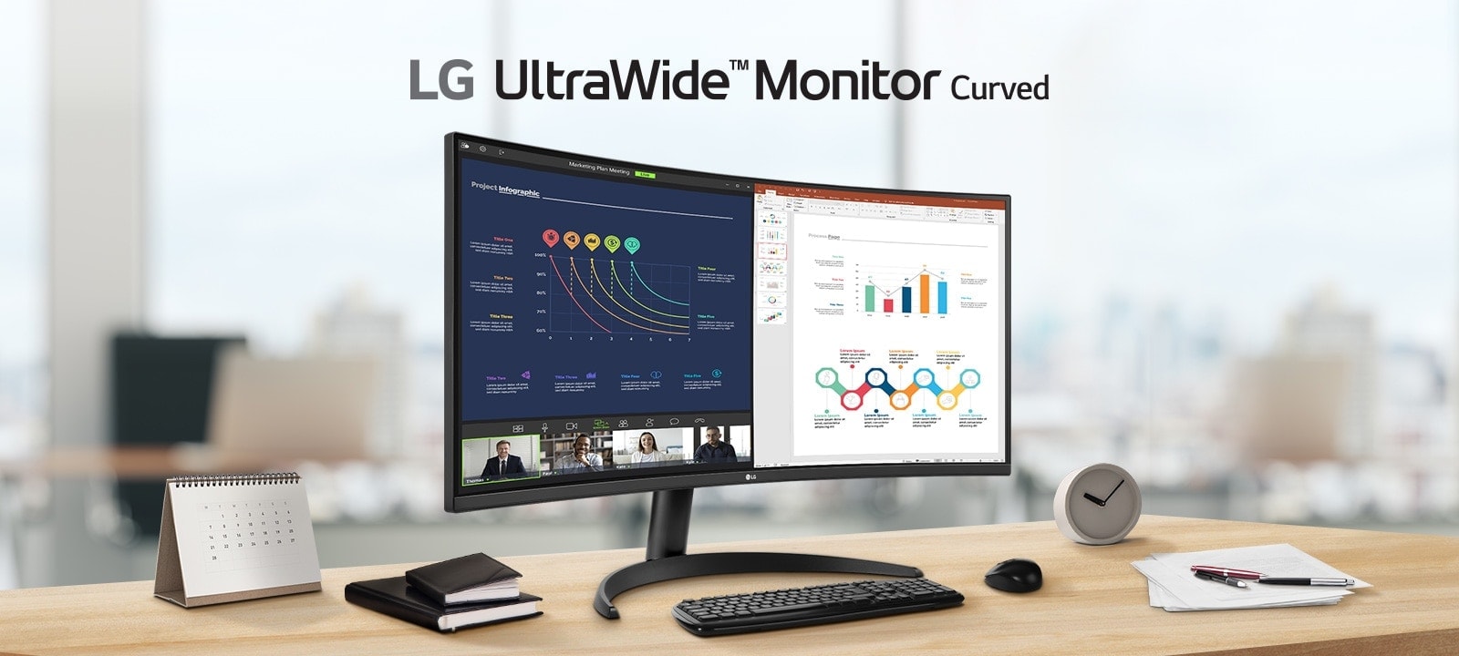 Вигнутий мон?тор LG UltraWide.