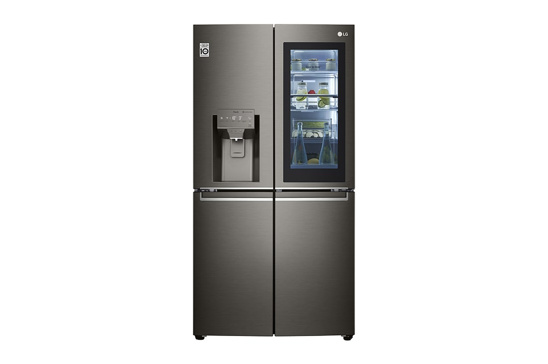 LG 563 л | Instaview Door-in-Door | DoorCooling+ | ?нверторний л?н?йний компресор| Диспенсер для води ? льоду	, GR-X24FMKBL, GR-X24FMKBL