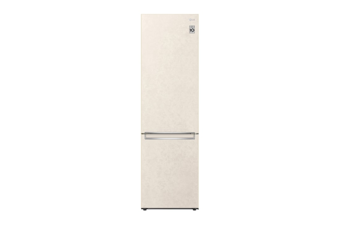 LG 384 л| Холодильник з нижньою морозильною камерою | DoorCooling+ | ?нверторний компресор | Total No Frost , front image, GC-B509SECL