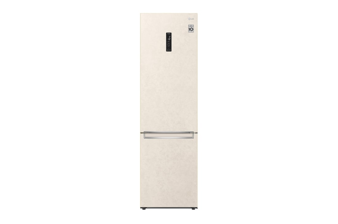 LG 384 л| Холодильник з нижньою морозильною камерою | DoorCooling+ | ?нверторний компресор | Total No Frost, front image, GC-B509SESM