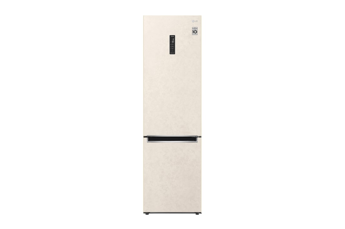 LG 384 л | Холодильник з нижньою морозильною камерою | DoorCooling+ | ?нверторний компресор | Total No Frost , Вид спереду (двер? зачинен?), GC-B509MEWM