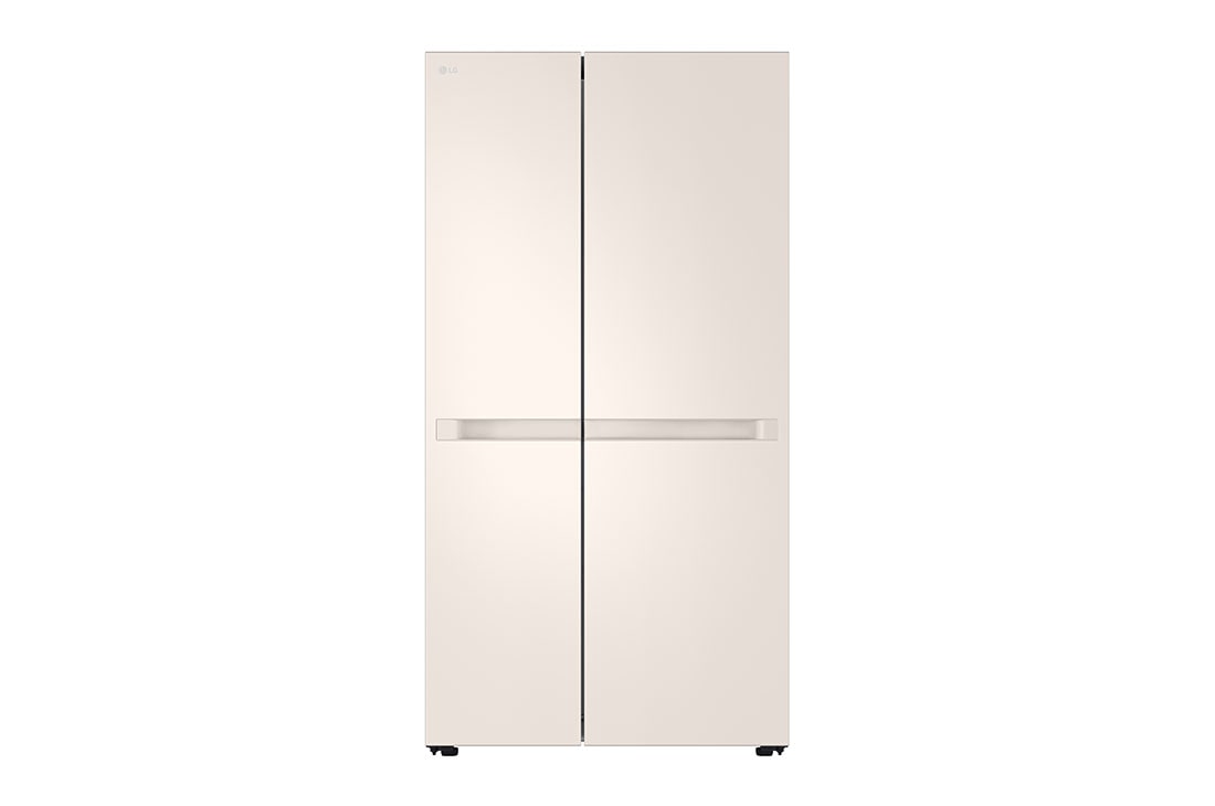 LG 658 л?тр?в | Холодильник Side-by-Side | ?нверторний  компресор | Smart Diagnosis, Front, GC-B257KEHW