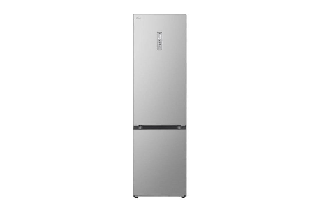 LG 387 л | Холодильник з нижньою морозильною камерою | DoorCooling+ | ?нверторний компресор | Total No Frost, front view, GC-B509FNMW