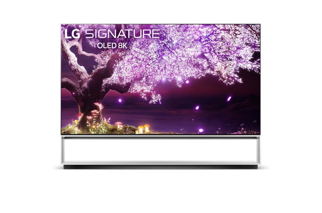 LG Телев?зор LG SIGNATURE OLED 8K Z1 | 88 дюйм?в | 8K | 2021, Вид спереду, OLED88Z19LA