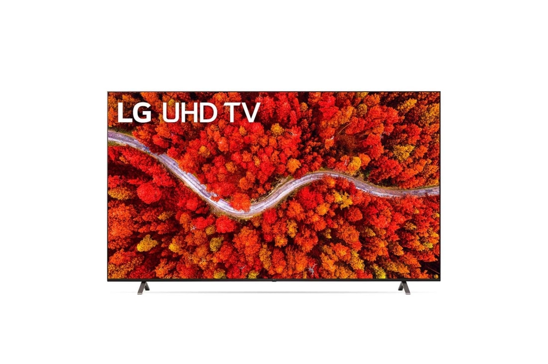 LG Телев?зор LG UP80 | 82 дюйми | 4K | 2021, vue avant avec image de remplissage, 82UP80006LA