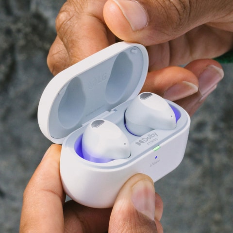 LG Wireless Earbuds in case