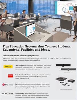 Brochure ? Flex Education Systems that Connect Students, Educational Facilities and Ideas.