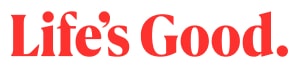 LG tagline that says 'Life's Good.'