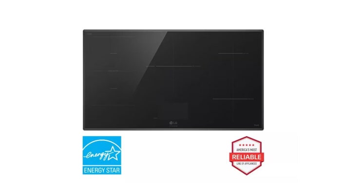 LG STUDIO 36” Induction Cooktop with 5 Burners and?Flexible Cooking Zone