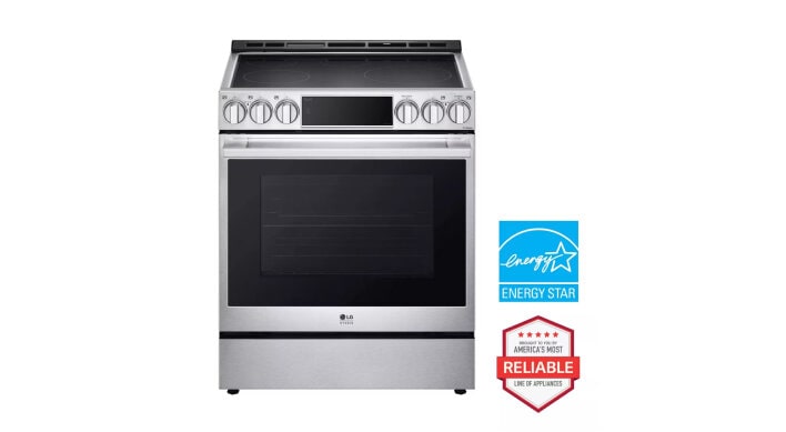 LG STUDIO 6.3 cu. ft. InstaView? Induction Slide-in Range with Air Fry and Air Sous Vide