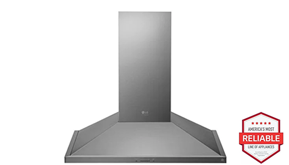 LG STUDIO 30” Wall Mount Chimney Hood front view