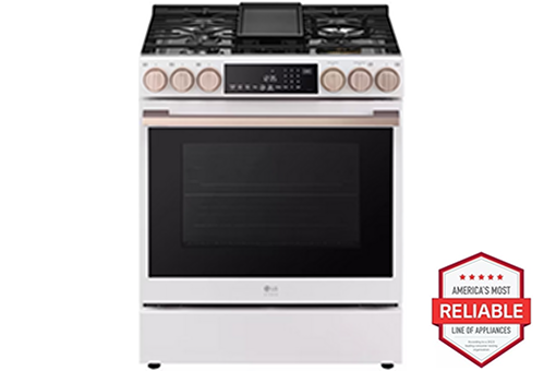 LG STUDIO 6.3 cu. ft. InstaView? Gas Slide-in Range with ProBake Convection? and Air Fry