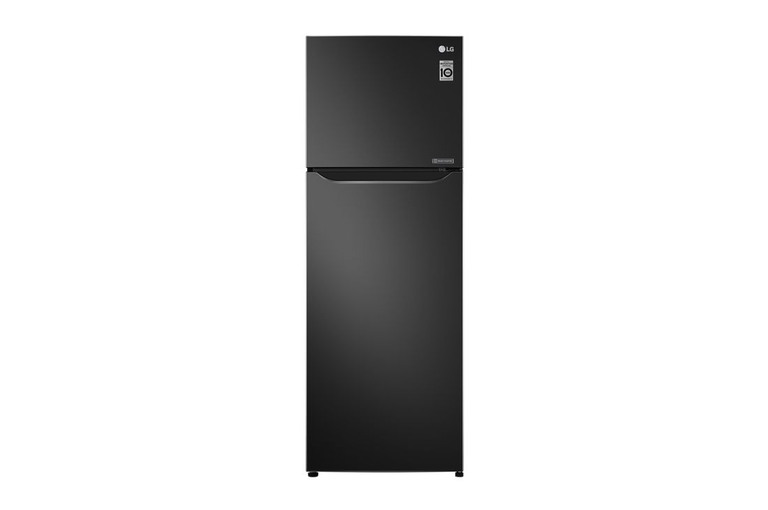 LG Hajm 312 l |  Yuqori muzlatgich kamerali LG sovutgich | Qora | DoorCooling?? | Smart Inverter Compressor, GN-C372SBCB