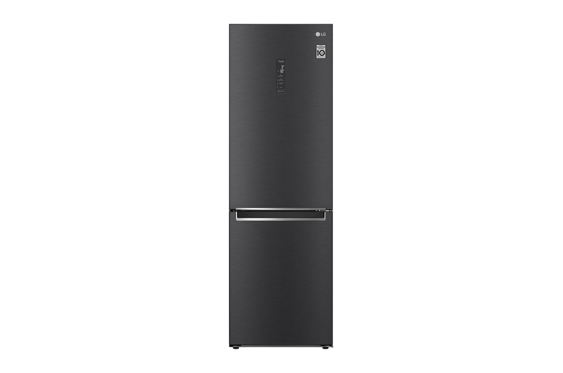 LG Hajm 341 l |  Pastki muzlatgich kamerali LG sovutgich | Qora |  DoorCooling?? | Smart Inverter Compressor, GC-B459SBUM