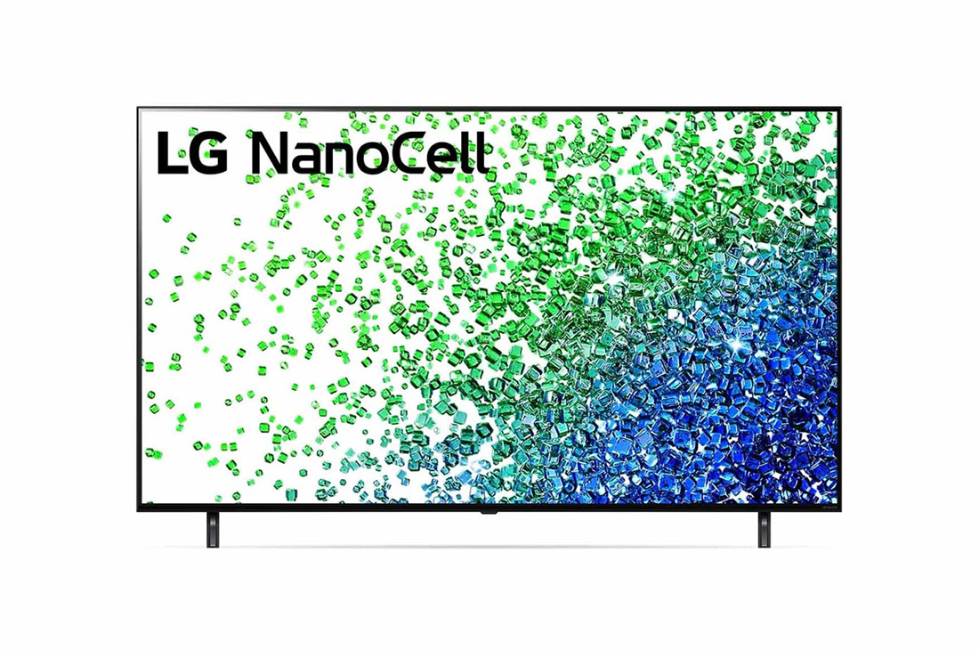 LG Nano 50'' 80 | 4K | UHDR | webOS aqlli platforma, LG NanoCell televizorining old tomondan ko?rinishi, 50NANO806PA