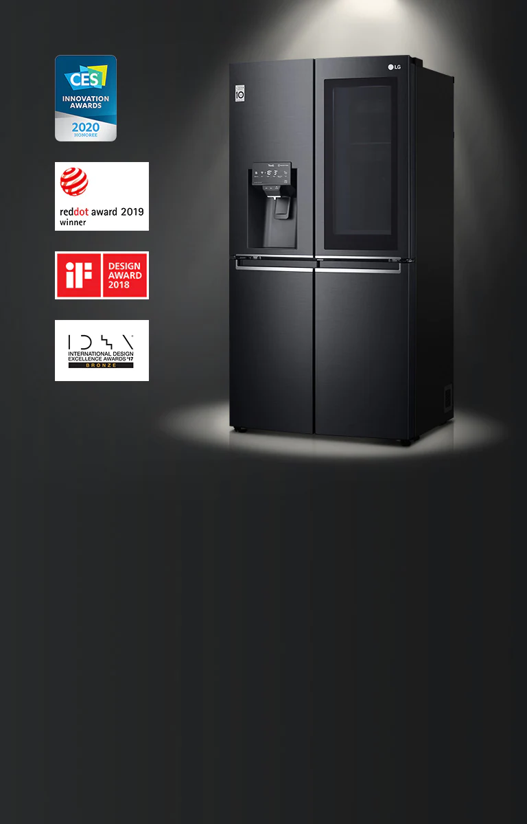  LG InstaView? завоевал всемирно известные награды.