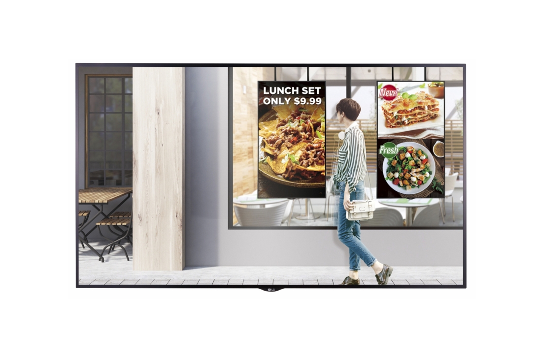 LG Дисплей с повышенной яркостью LG 55'' 55XS4F-B | Серия XS4F | яркость 4000 кд/м2, FHD, WRGB, 55XS4F-B