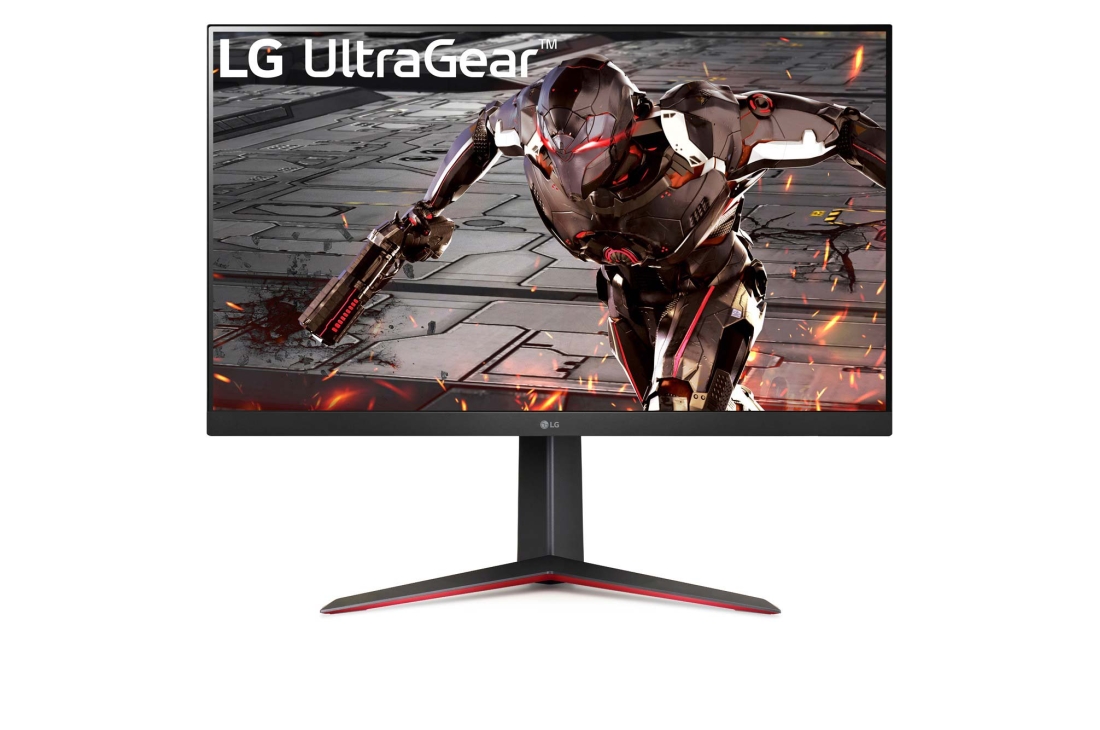 LG 31,5-дюймовый игровой монитор LG UltraGear? QHD с 165 Гц, MBR 1 мс, front view, 32GN650-B