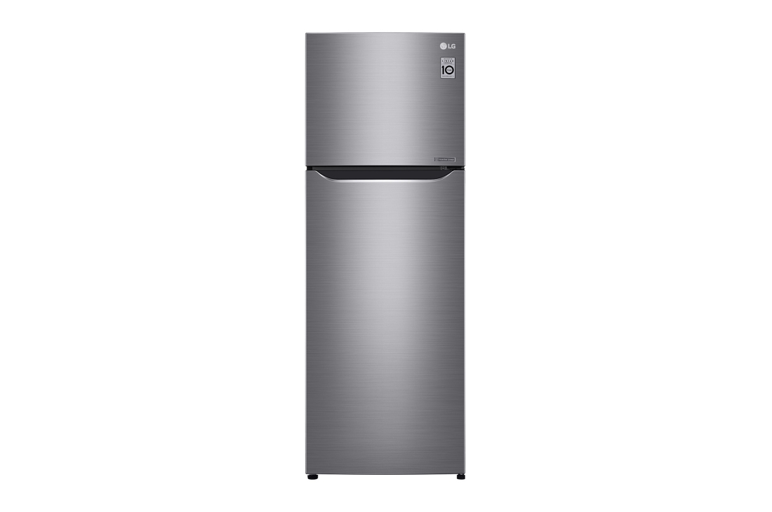 LG Объем 312 л | Холодильник LG с верхней морозильной камерой | Серый | DoorCooling+? | Smart Inverter Compressor, GN-C372SMCB