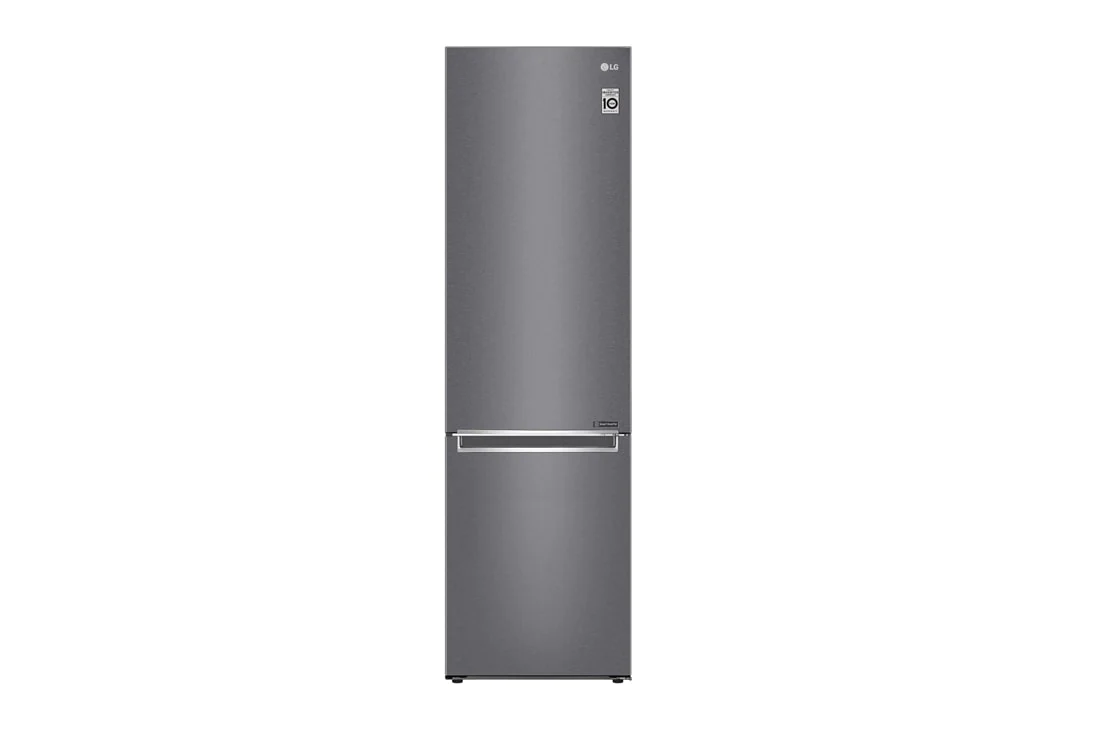 LG Объем 384 л | Холодильник LG с нижней морозильной камерой | Серый | DoorCooling?? | Linear Inverter Compressor, GC-B509SLCL, GC-B509SLCL