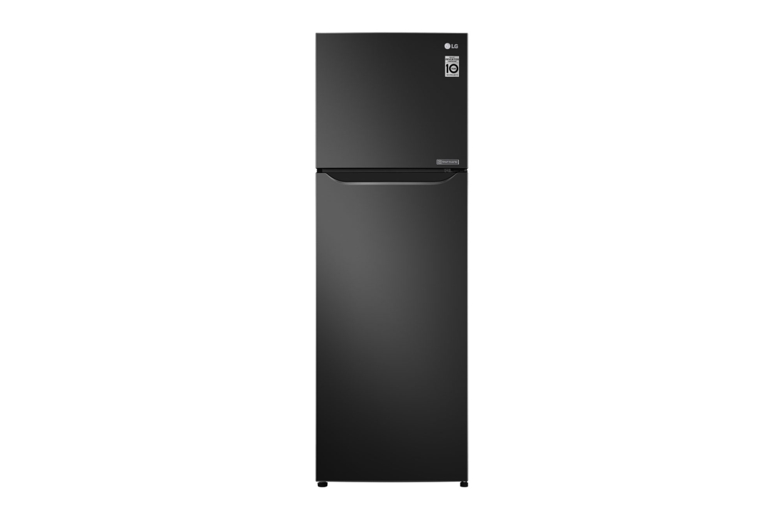 LG Объем 254 л | Холодильник LG с верхней морозильной камерой | Черный | NatureFRESH?| Smart Inverter Compressor, GN-C272SBCB, GN-C272SBCB