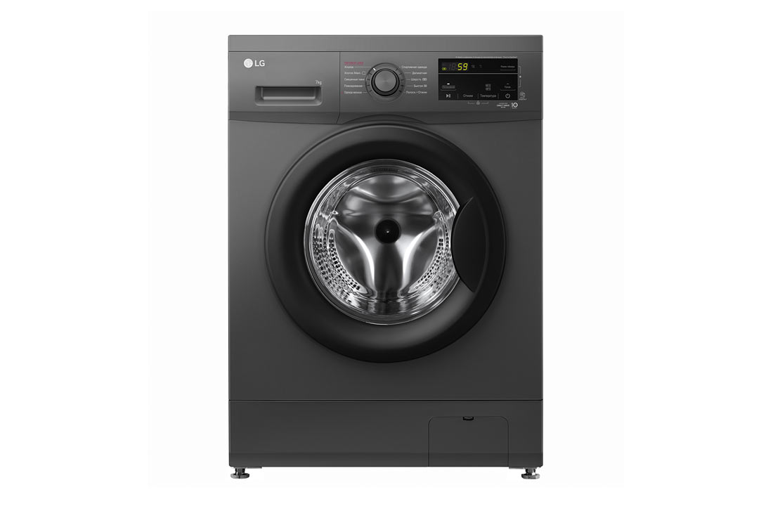 LG Стиральная машина LG 7 кг - 6 движений заботы | Steam?, front, F2J3HS8J
